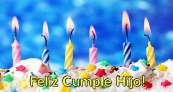 Feliz cumpleaños hijo imágenes