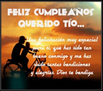 Bendiciones feliz cumpleaños tío