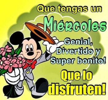 Feliz miércoles amor