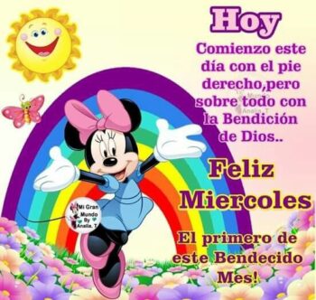 Bonito miércoles buenos días