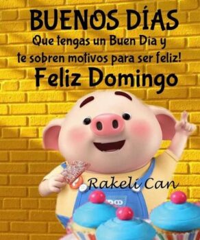 Imágenes con frases de feliz domingo