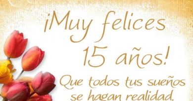 7 Sublimes Frases De Feliz 15 Años | Portal De Feliz Cumpleaños